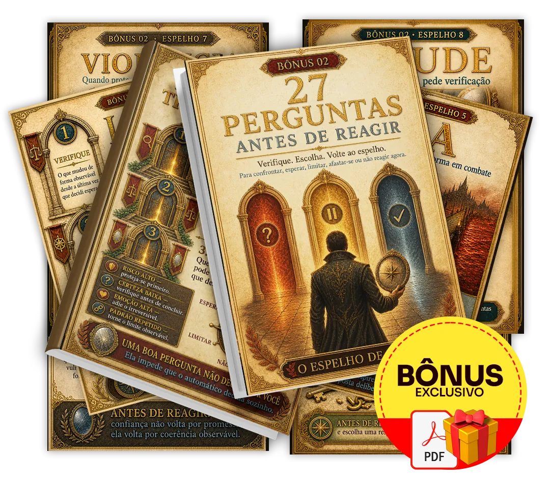 Mockup do bônus 02 27 Perguntas Antes de Reagir