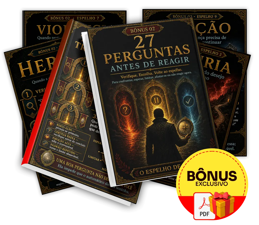 Mockup do bônus 02 27 Perguntas Antes de Reagir