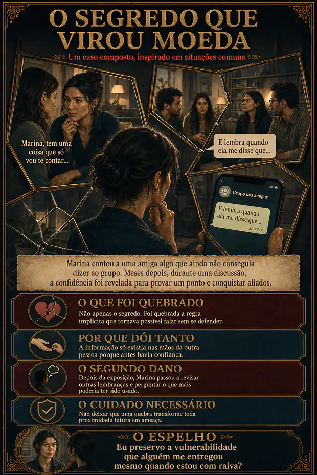 Prévia do caso O Segredo que Virou Moeda